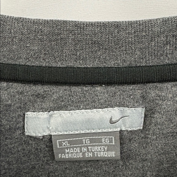 Vintage Nike Swoosh Crewneck Sweatshirt Mens Size XL Gray - Picture 4 of 8